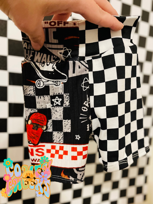 12/18m fabric waist bikers
