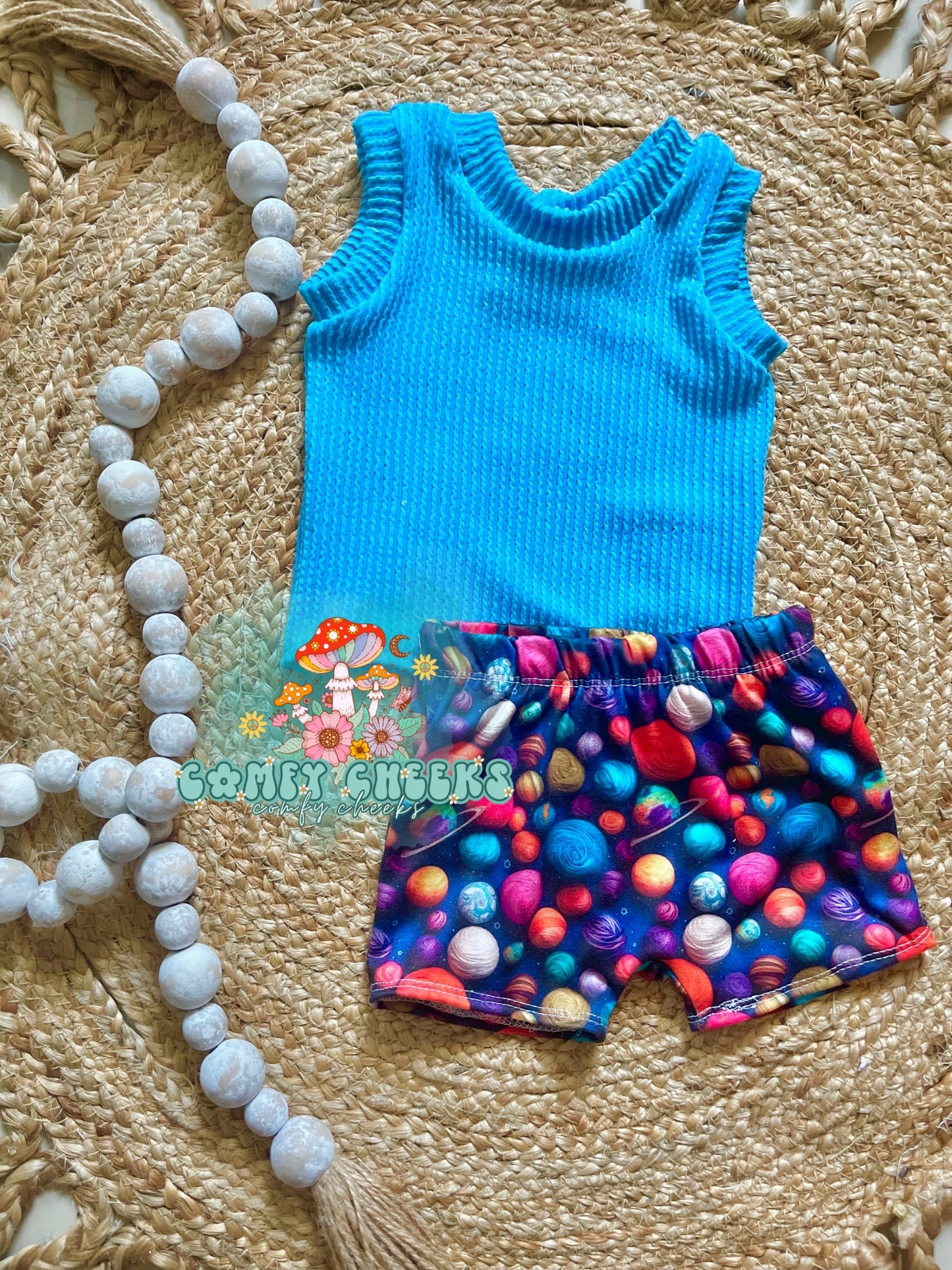 6/9M full length tank & play shorts