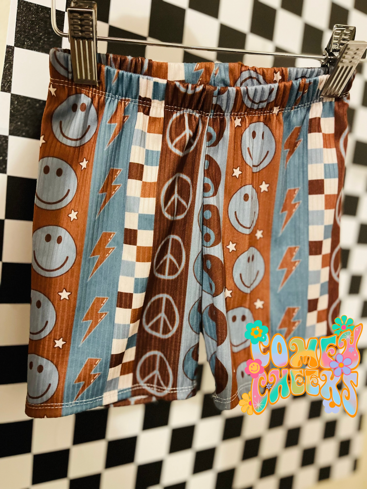6Y elastic waist bikers
