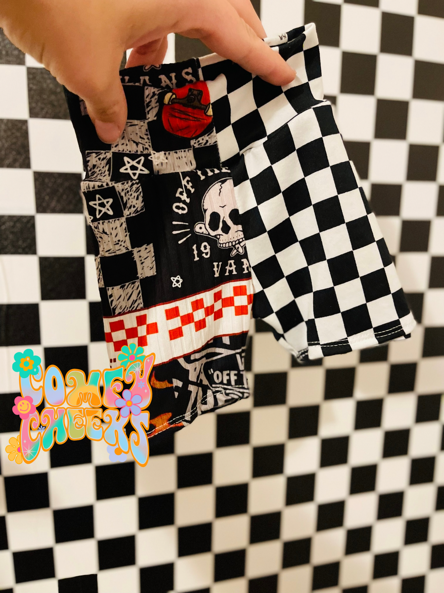 6/9M fabric waist bikers